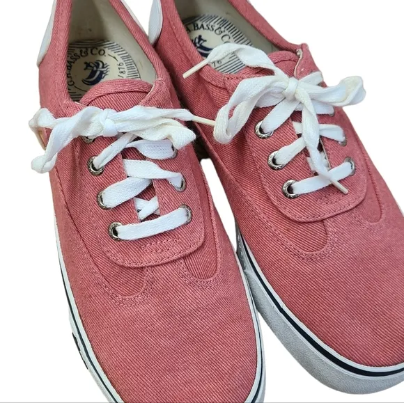 NEW GH Bass &amp; Co Graf Pink Sneakers 8.5