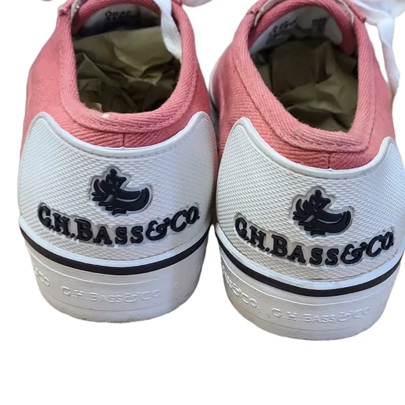 NEW GH Bass &amp; Co Graf Pink Sneakers 8.5