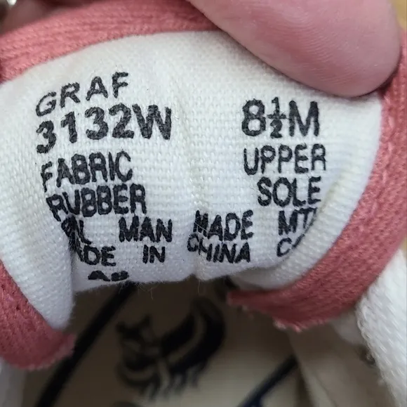 NEW GH Bass &amp; Co Graf Pink Sneakers 8.5