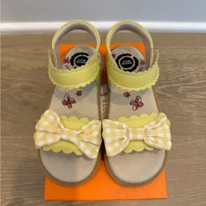 NEW Livie &amp; Luca Sunshine Yellow Sandals Size 12
