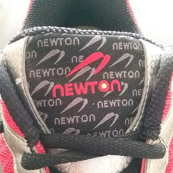 Newton Running Sir Isaac Sneaker Shoe 11.5 Red Silver Yellow