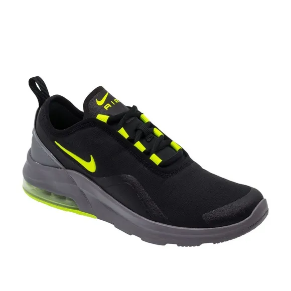 Nike Air Max Motion Black and Neon Green