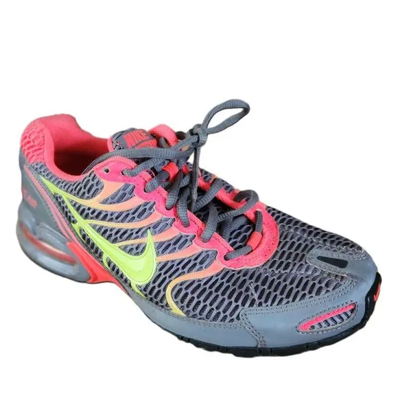 Nike Air Max Womens Gray Pink Green Running Sneaker Size US 7