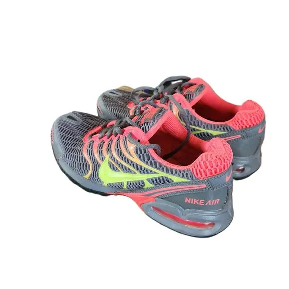 Nike Air Max Womens Gray Pink Green Running Sneaker Size US 7