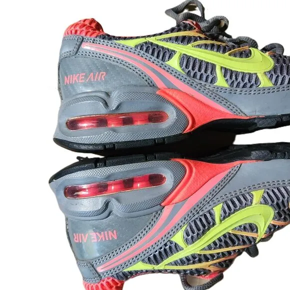 Nike Air Max Womens Gray Pink Green Running Sneaker Size US 7