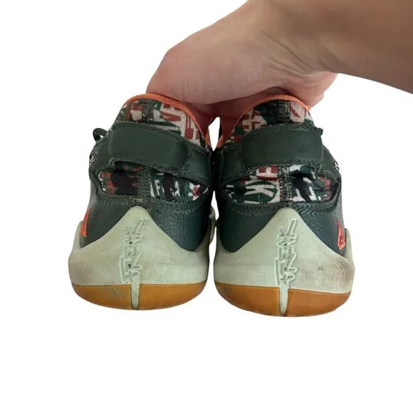Nike Freak 2 GS Ashiko Green Camo Sneakers Sz 5Y