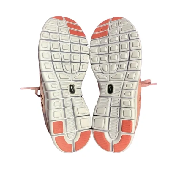 Nike Free Run 2 Pink Salt White Big Girls Sneakers NEW