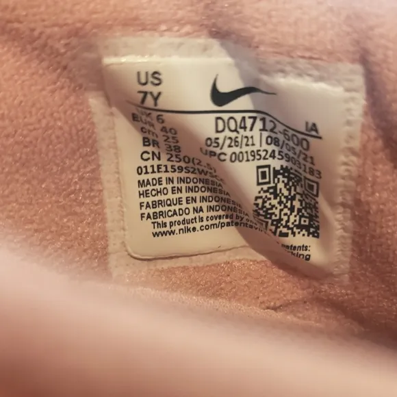 Nike Free Run 2 Pink Salt White Big Girls Sneakers NEW