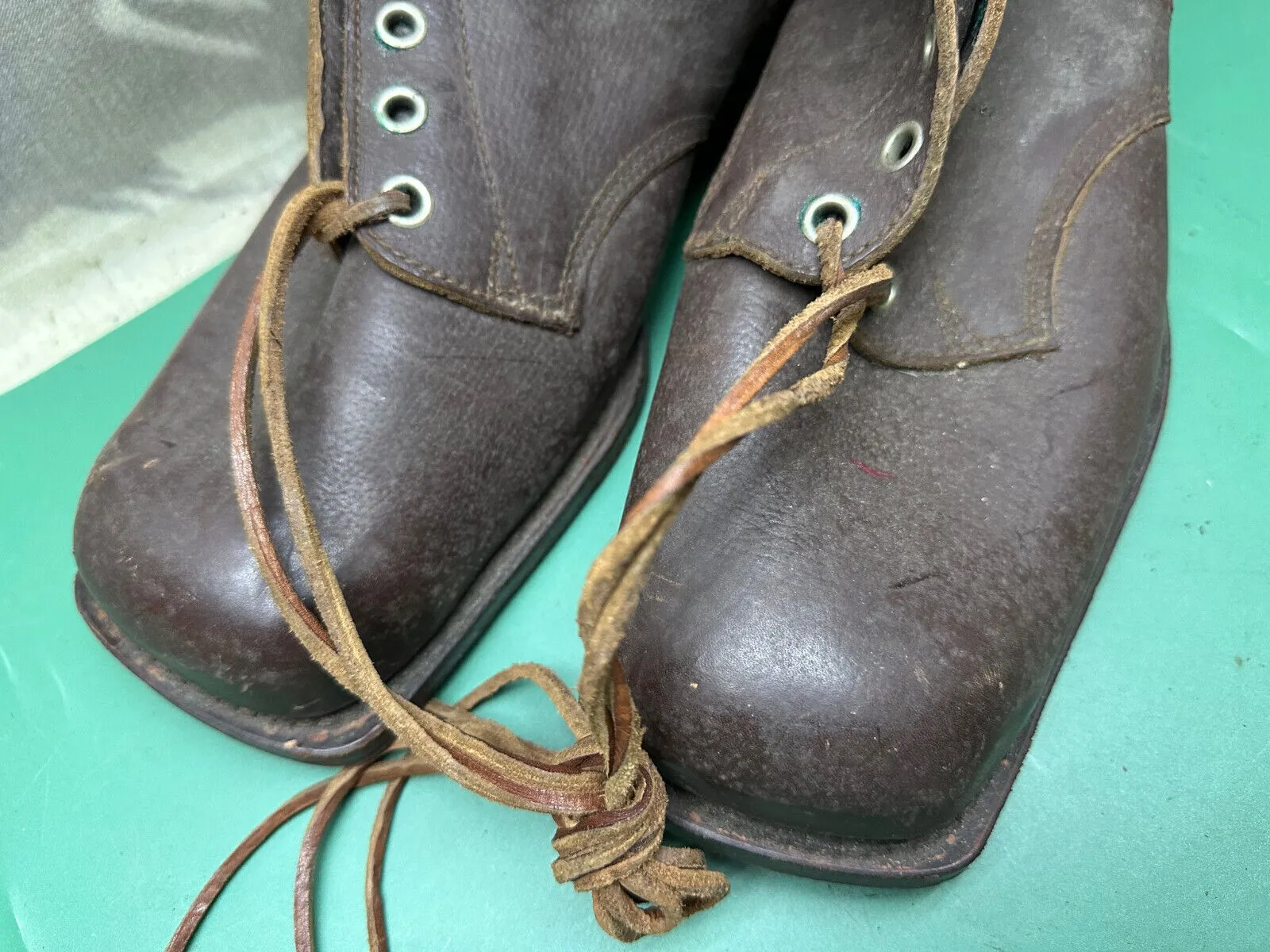 Original Swedish/German Army Marching Ski Boots WW2 Pattern - Size EU49 UK 13