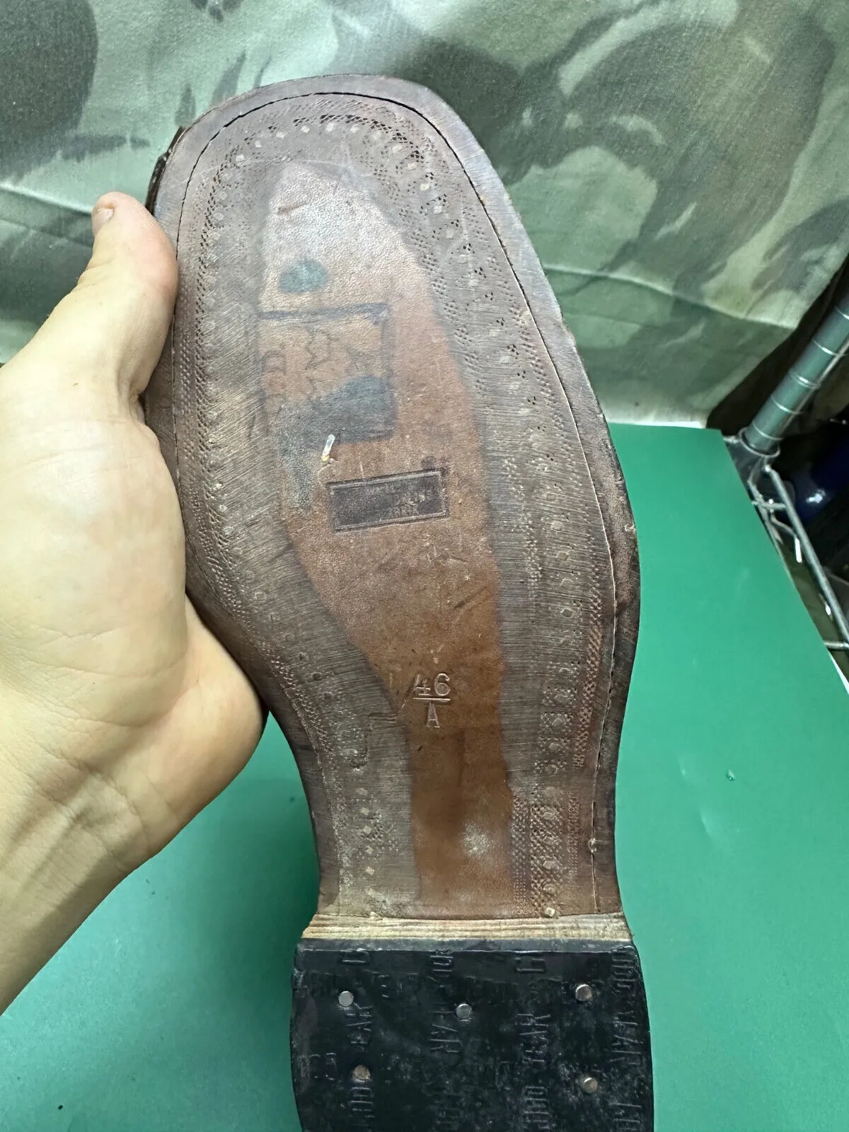 Original WW2 Swedish / German Army Marching Ski Boots 1942 Dated Size EU46 UK 11