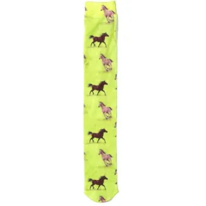 Ovation Kid's Zocks Boot Socks-Lime Horses