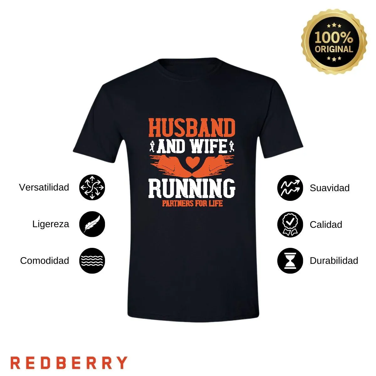 Playera Hombre Running Correr Maratón RN1010