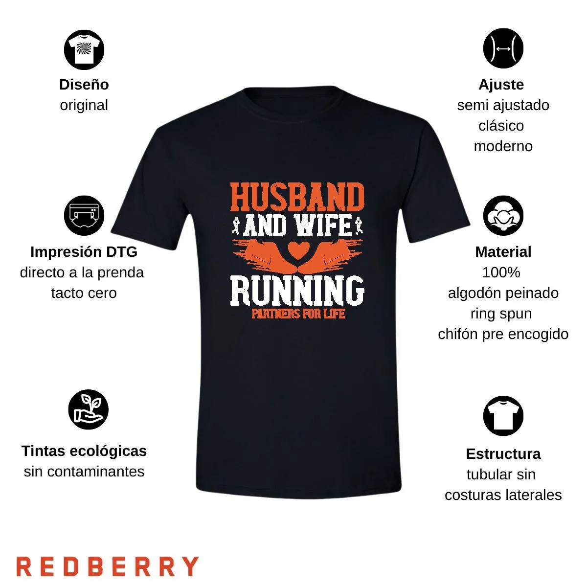 Playera Hombre Running Correr Maratón RN1010