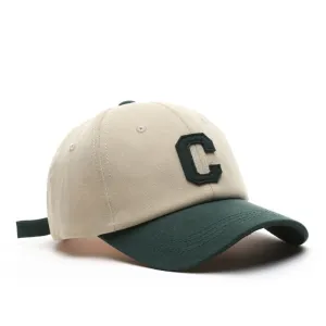 "C" Casquette Baseball Sapback Trucker Vert Sapin - URB1™