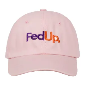 "FED UP" Casquette baseball Streetwear Rose - URB1™