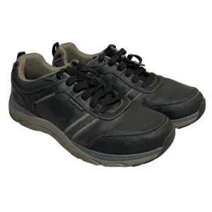 Skechers Sentinal Lunder Sneakers Relaxed Fit Casual Leather Dark Brown Men 13