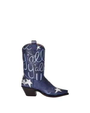 Sophie Metallic Navy