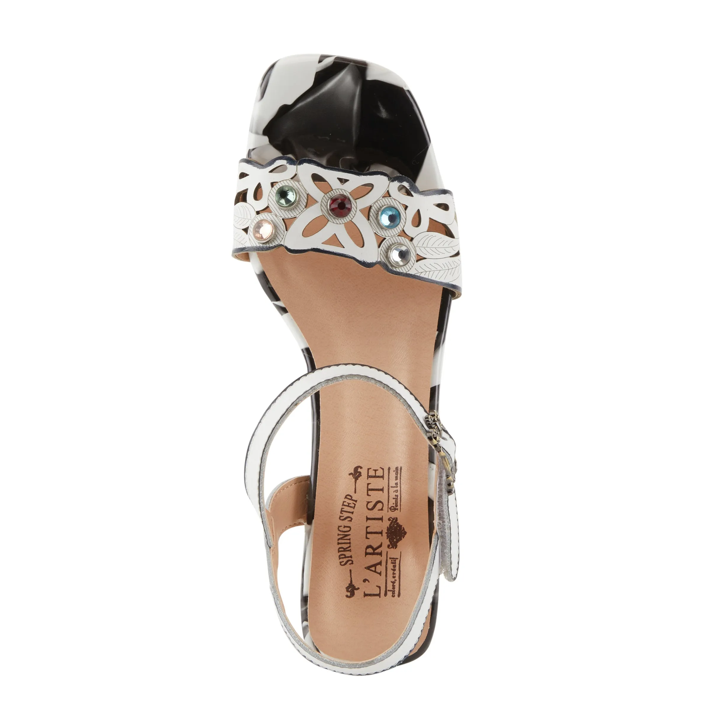 Spring Step Shoes  L'Artiste Iluminada Sandals Women's Leather Multicolor