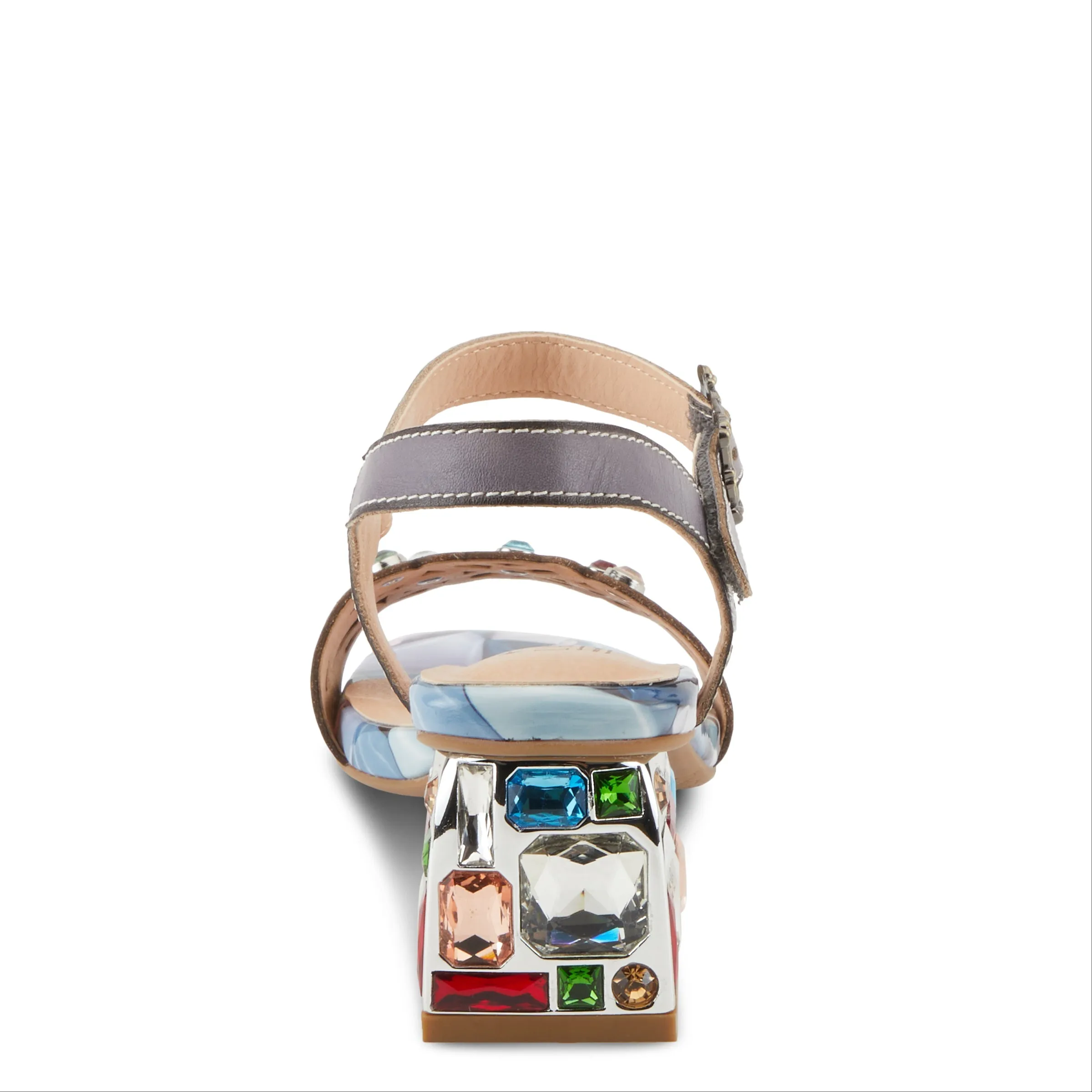 Spring Step Shoes  L'Artiste Iluminada Sandals Women's Leather Multicolor