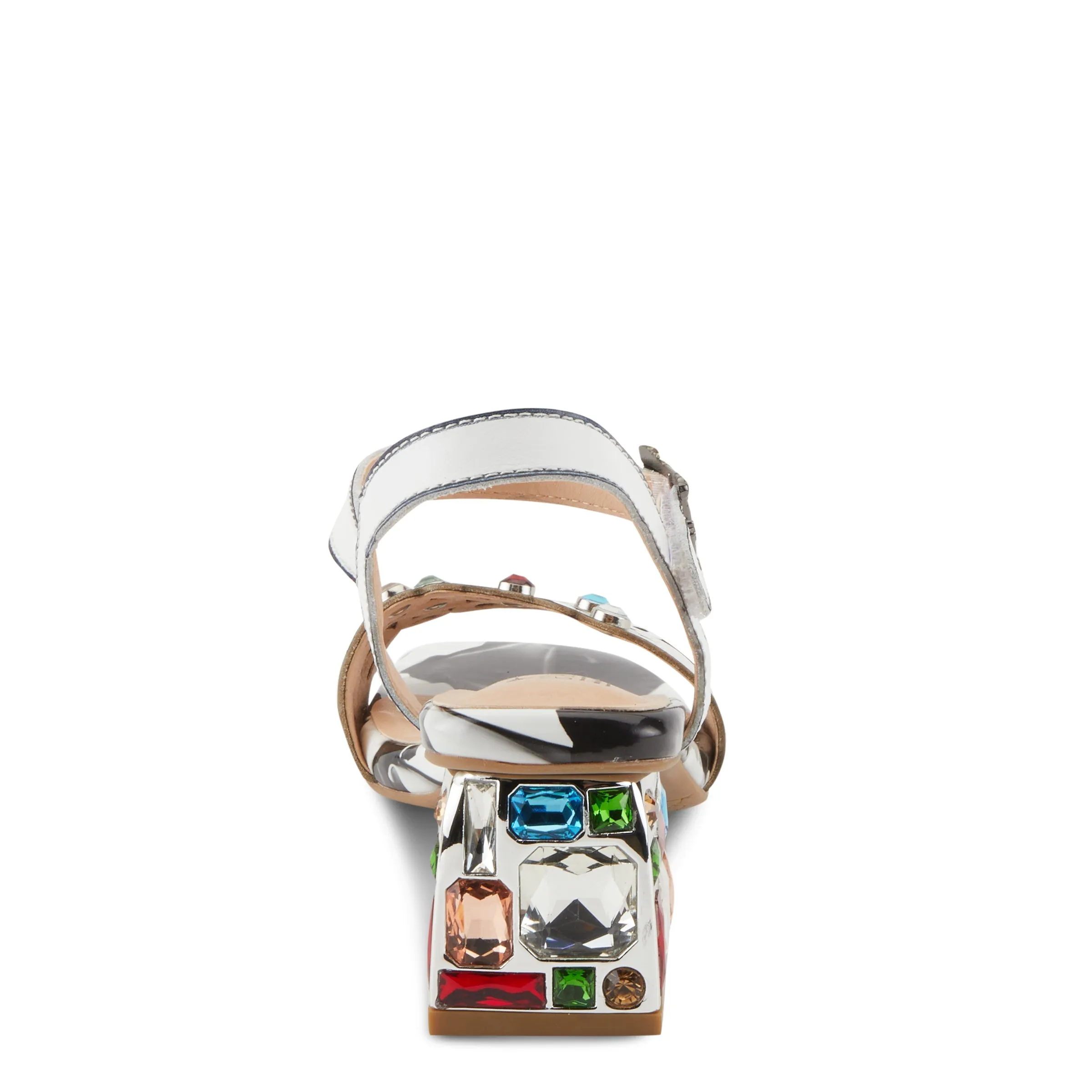 Spring Step Shoes  L'Artiste Iluminada Sandals Women's Leather Multicolor