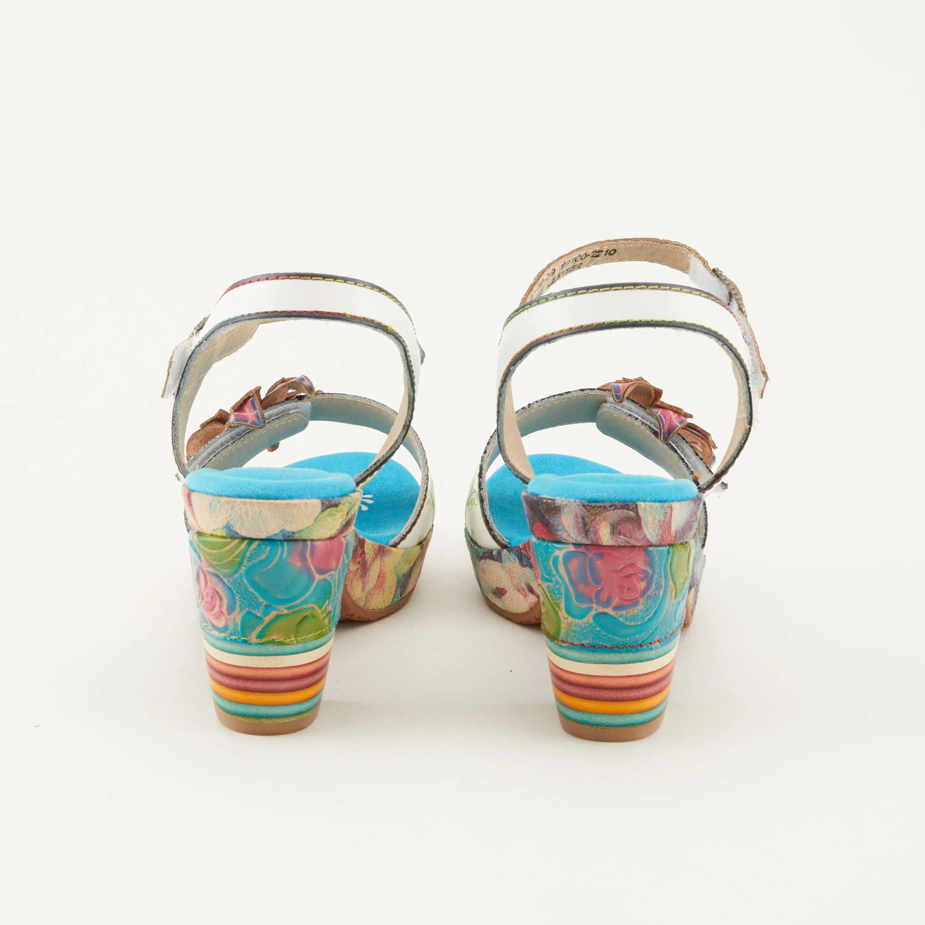 Spring Step Shoes  L'Artiste Leilanie Slingback Sandals Women's Multicolored Leather