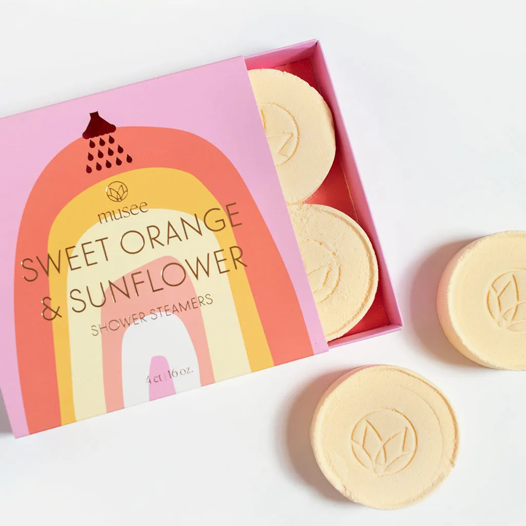 Sweet Orange & Sunflower Shower Steamers Set
