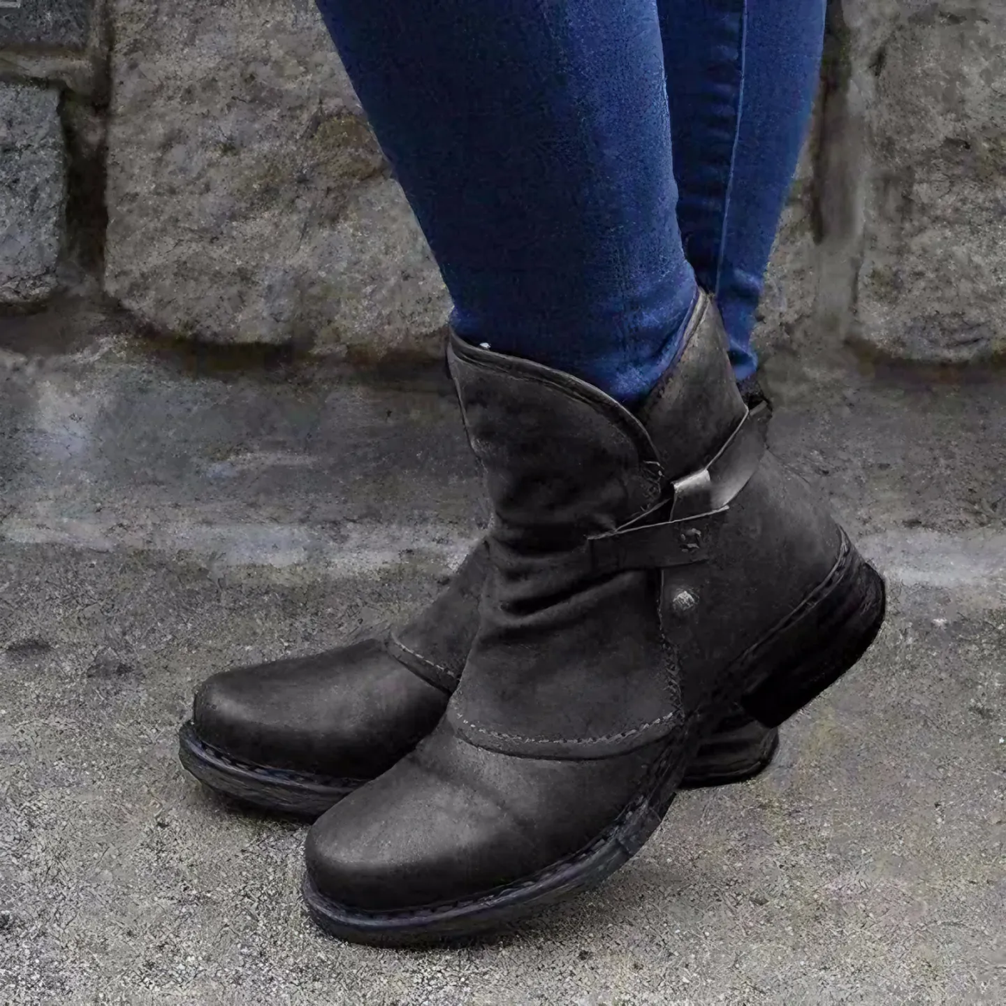 Tessa™️ | Fleece Lined Ankle Boots