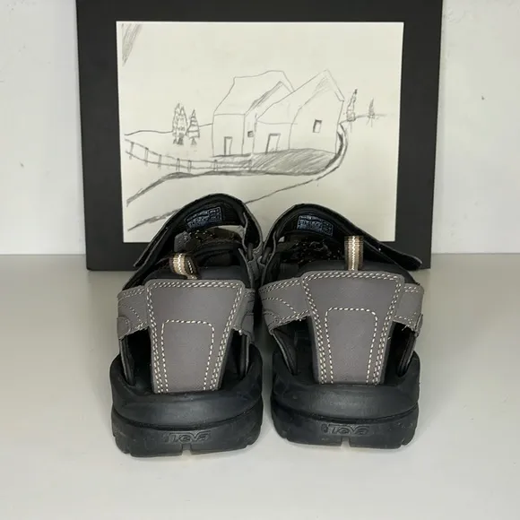 Teva Mens Forebay Sport Sandals, Turkish Coffee / Brown Men’s Size 12