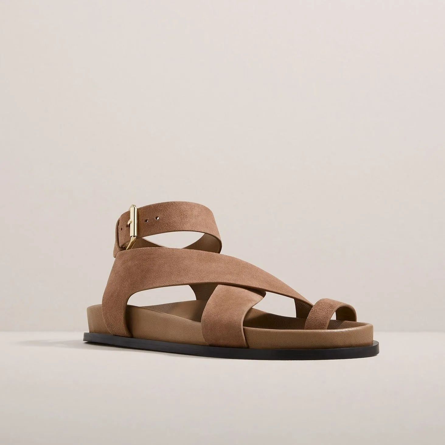 THE JALEN SANDAL - NUTMEG SUEDE