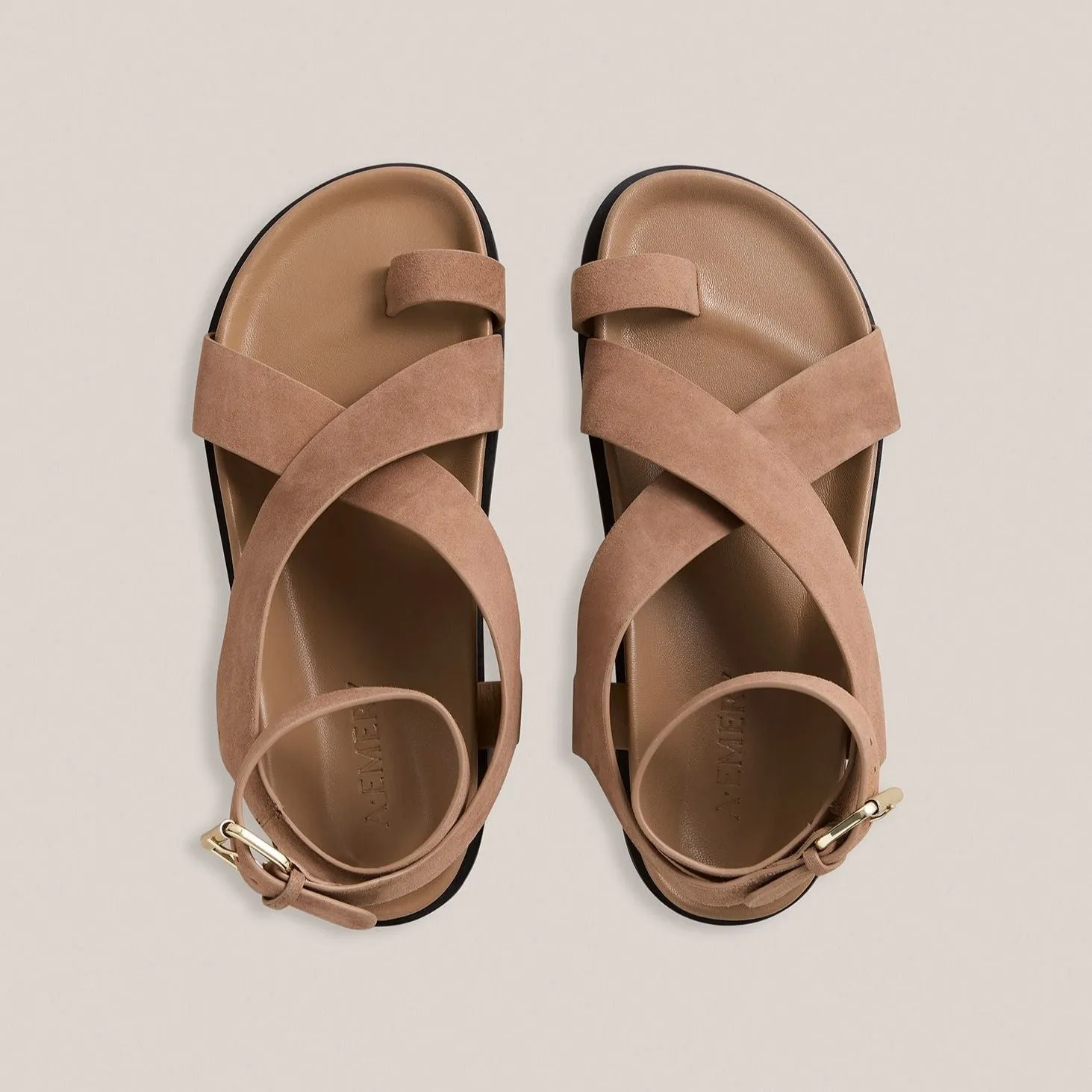 THE JALEN SANDAL - NUTMEG SUEDE