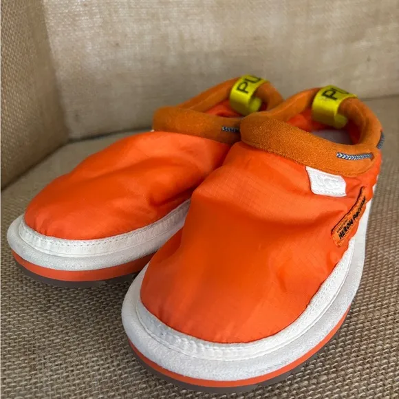 UGG  Men’s Orange Tasman X Heron Preston Slippers Loafers Men’s Size 4  1110149
