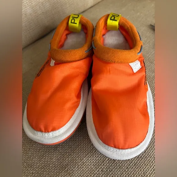 UGG  Men’s Orange Tasman X Heron Preston Slippers Loafers Men’s Size 4  1110149