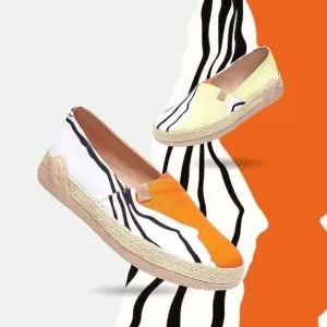 UIN Women's Espadrilles Slip On Walking Casual Shoes (Summer Wave)New No Box