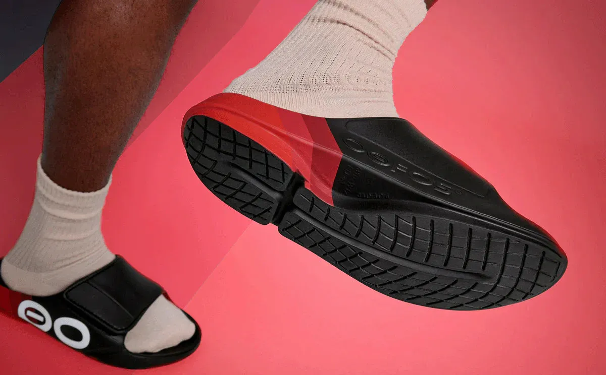 UNISEX OOFOS OOAHH SPORT FLEX LIMITED SLIDE | FIRE RALLY
