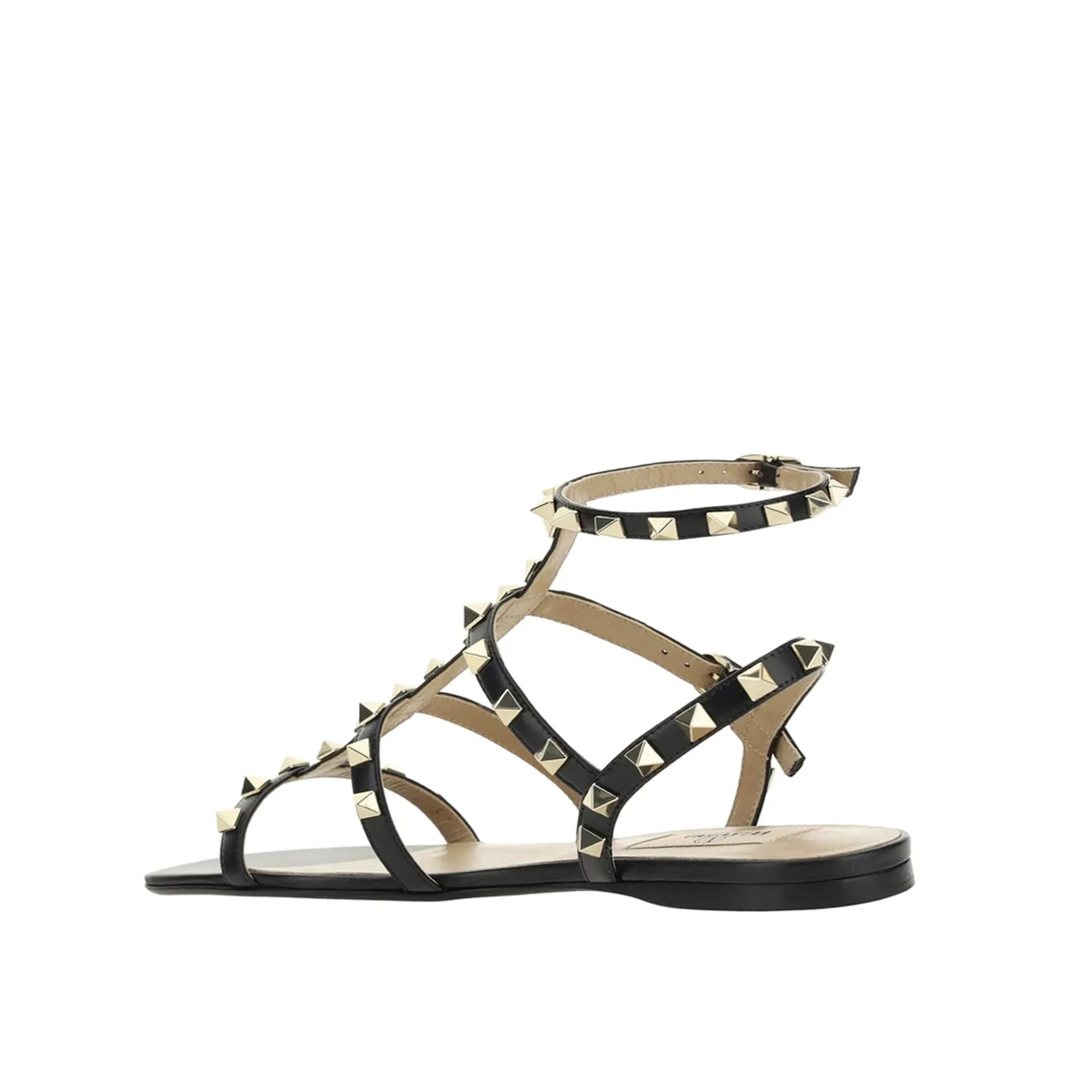 VALENTINO GARAVANI Rockstud Leather Sandals for Women