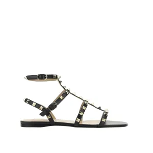 VALENTINO GARAVANI Rockstud Leather Sandals for Women