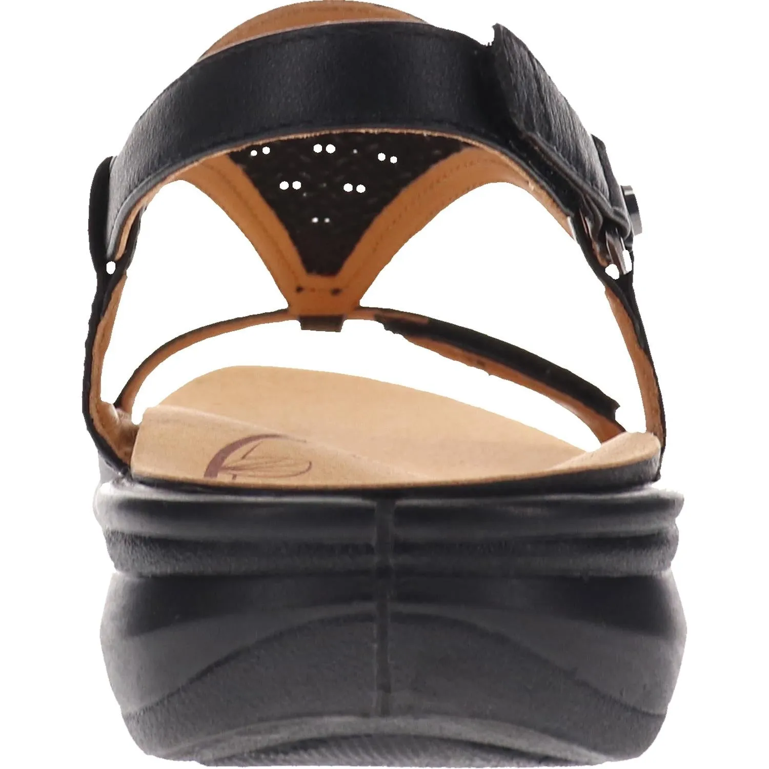 Women's Revere Santa Fe Black Leather