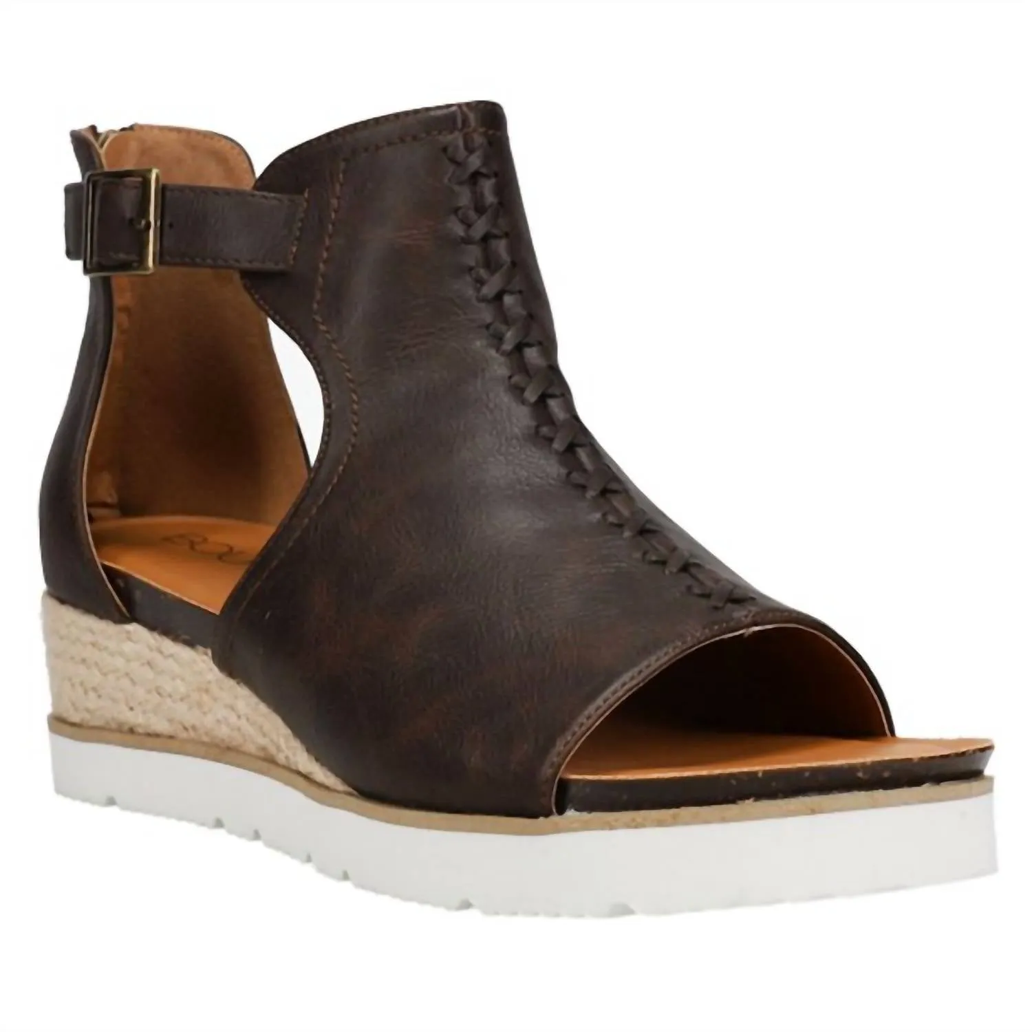 Women's Sugar City Wedge Sandal In Brown