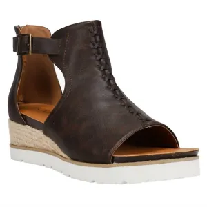Women's Sugar City Wedge Sandal In Brown